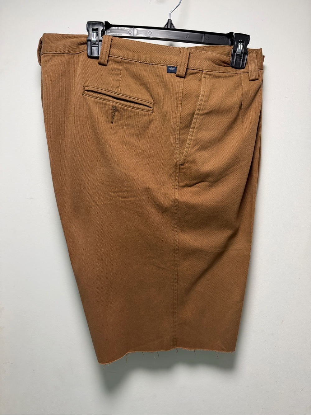 Dockers Men's Brown Flat-Front Chino Shorts